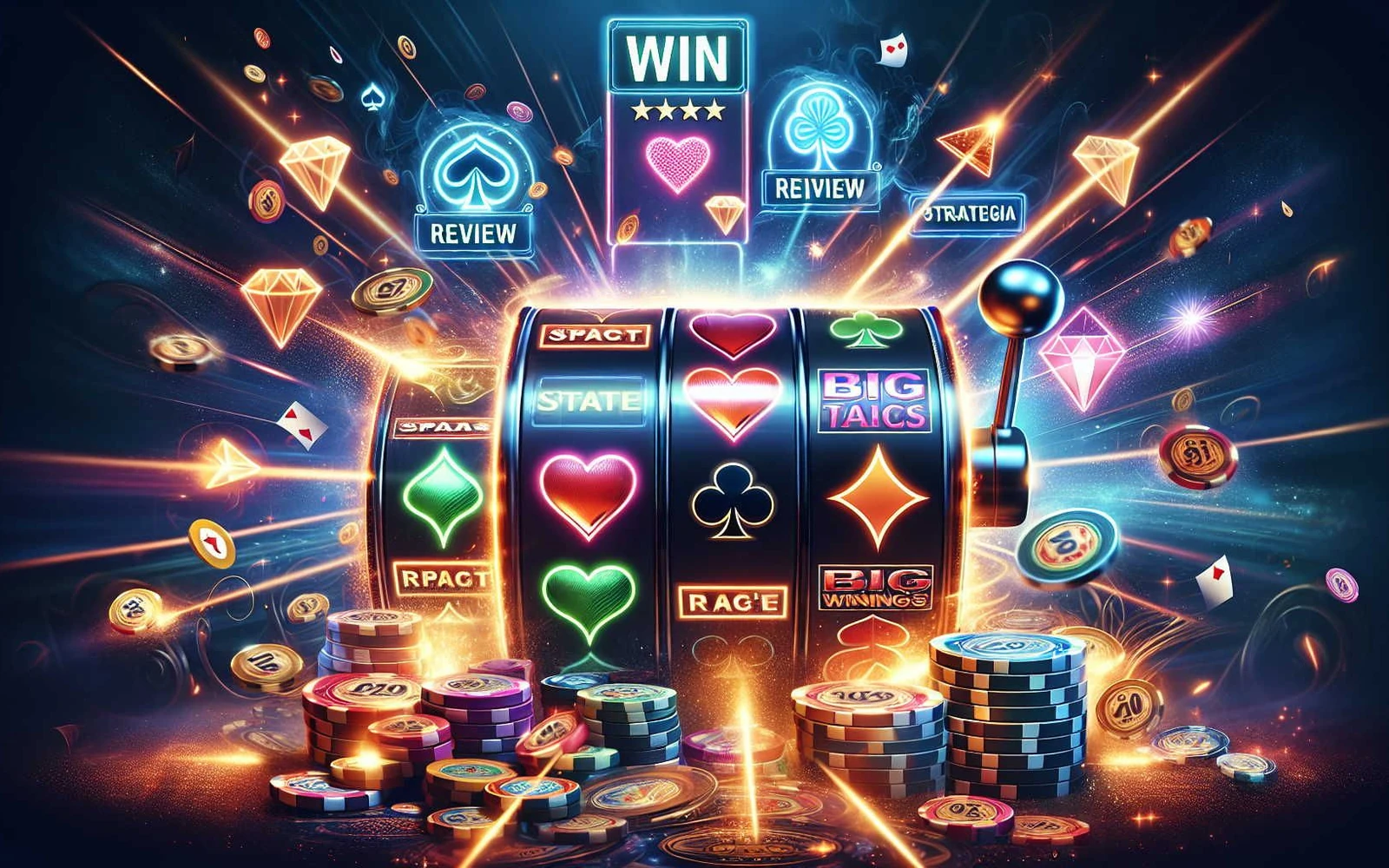 Layar slot mobile dengan simbol bonus dan tombol putar